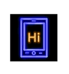 ネオンスタンプ(英語)Neon sign（個別スタンプ：4）