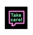 ネオンスタンプ(英語)Neon sign（個別スタンプ：8）