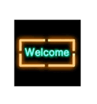 ネオンスタンプ(英語)Neon sign（個別スタンプ：10）