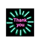 ネオンスタンプ(英語)Neon sign（個別スタンプ：11）