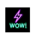 ネオンスタンプ(英語)Neon sign（個別スタンプ：13）