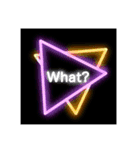 ネオンスタンプ(英語)Neon sign（個別スタンプ：18）