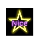 ネオンスタンプ(英語)Neon sign（個別スタンプ：21）