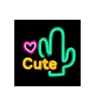 ネオンスタンプ(英語)Neon sign（個別スタンプ：22）