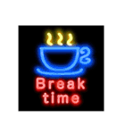 ネオンスタンプ(英語)Neon sign（個別スタンプ：25）
