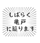 亀戸生活（個別スタンプ：29）