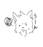 ゆるい白犬 修正版（個別スタンプ：10）