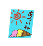 カラフルイラストつきご挨拶（個別スタンプ：8）