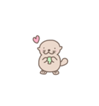 らっこちゃんのスタンプ♡（個別スタンプ：1）