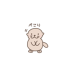 らっこちゃんのスタンプ♡（個別スタンプ：3）