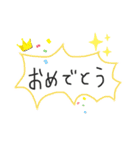 指描きスタンプ5（個別スタンプ：14）