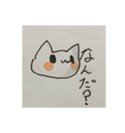 手描きの赤ほっぺ（個別スタンプ：2）