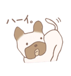 Dogs まったりな犬たち 3_Brown（個別スタンプ：10）