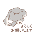 Dogs まったりな犬たち 3_Brown（個別スタンプ：26）