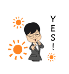 使えないおじさんスタンプ（個別スタンプ：5）
