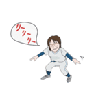 メガネ女史のあいうえお2（個別スタンプ：24）