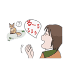 メガネ女史のあいうえお2（個別スタンプ：25）