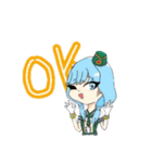 リンゴのマイキャラスタンプ（個別スタンプ：1）