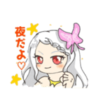 リンゴのマイキャラスタンプ（個別スタンプ：4）