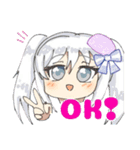 リンゴのマイキャラスタンプ（個別スタンプ：7）