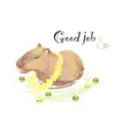 カピバラとトロピカルフルーツ（個別スタンプ：2）