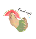 カピバラとトロピカルフルーツ（個別スタンプ：3）