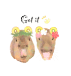 カピバラとトロピカルフルーツ（個別スタンプ：7）