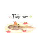 カピバラとトロピカルフルーツ（個別スタンプ：9）