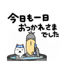 ハシビロコウと犬✨【デカ文字/丁寧】（個別スタンプ：40）