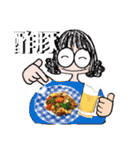 It’s me おばさん食事（個別スタンプ：21）