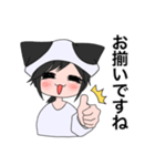 人間になりたいしゃべるねこ（個別スタンプ：13）
