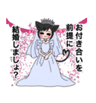 人間になりたいしゃべるねこ（個別スタンプ：16）