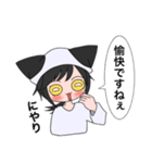 人間になりたいしゃべるねこ（個別スタンプ：22）