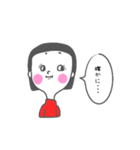 おかっぱ姉さん（個別スタンプ：32）