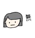 おカッパ少女ちゃん（個別スタンプ：16）