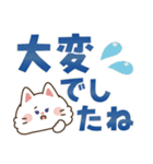 とびだす！ゆるかわにゃんこズ(太文字)（個別スタンプ：13）