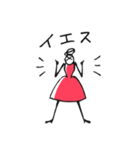 Woman every day 2【LINEスタンプの日】（個別スタンプ：2）