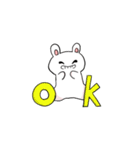 ノリの良いうさぎスタンプ（個別スタンプ：5）