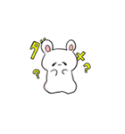 ノリの良いうさぎスタンプ（個別スタンプ：12）