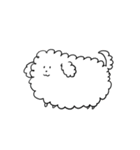 わたあめのイヌ（個別スタンプ：1）