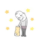 おじいとおばあ(LINEスタンプの日Ver.)（個別スタンプ：21）