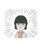 小鳥を愛でるのが好きなお姉さん（個別スタンプ：11）
