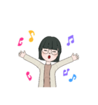 小鳥を愛でるのが好きなお姉さん（個別スタンプ：12）