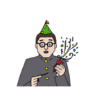 学生さんの日常2 思いやり（個別スタンプ：26）