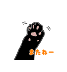 黒ねこの日常（個別スタンプ：17）