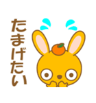 みかんうさぎ(方言)-toYvu-（個別スタンプ：23）