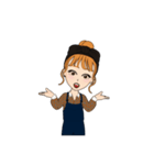 お団子ちゃん1.（個別スタンプ：3）