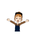 お団子ちゃん1.（個別スタンプ：4）