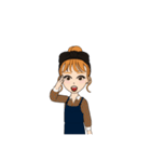 お団子ちゃん1.（個別スタンプ：6）