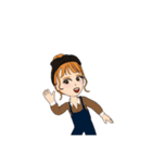 お団子ちゃん1.（個別スタンプ：21）